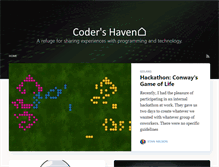 Tablet Screenshot of codershaven.com